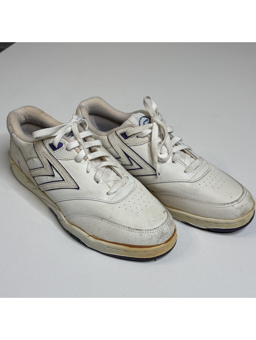 Vintage Brooks Team Brooks Leather Sneakers White Korea 10